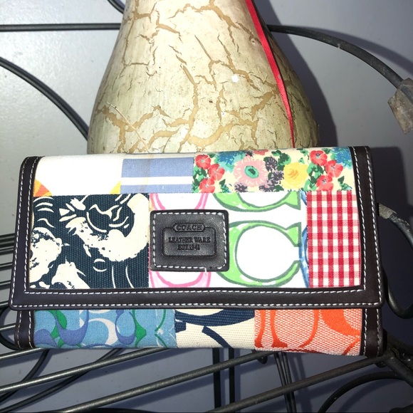 Coach Handbags - Coach patchwork wallet